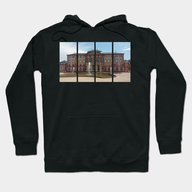 Bruchsal Palace (Schloss Bruchsal), also called the Damiansburg, is a Baroque palace complex located in the Baden-Wurttemberg. A fine Roccoco decoration. Germany Hoodie by fabbroni-art